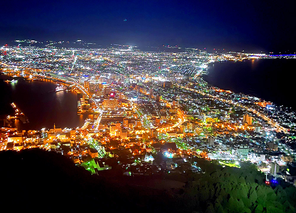 函館の夜景の写真